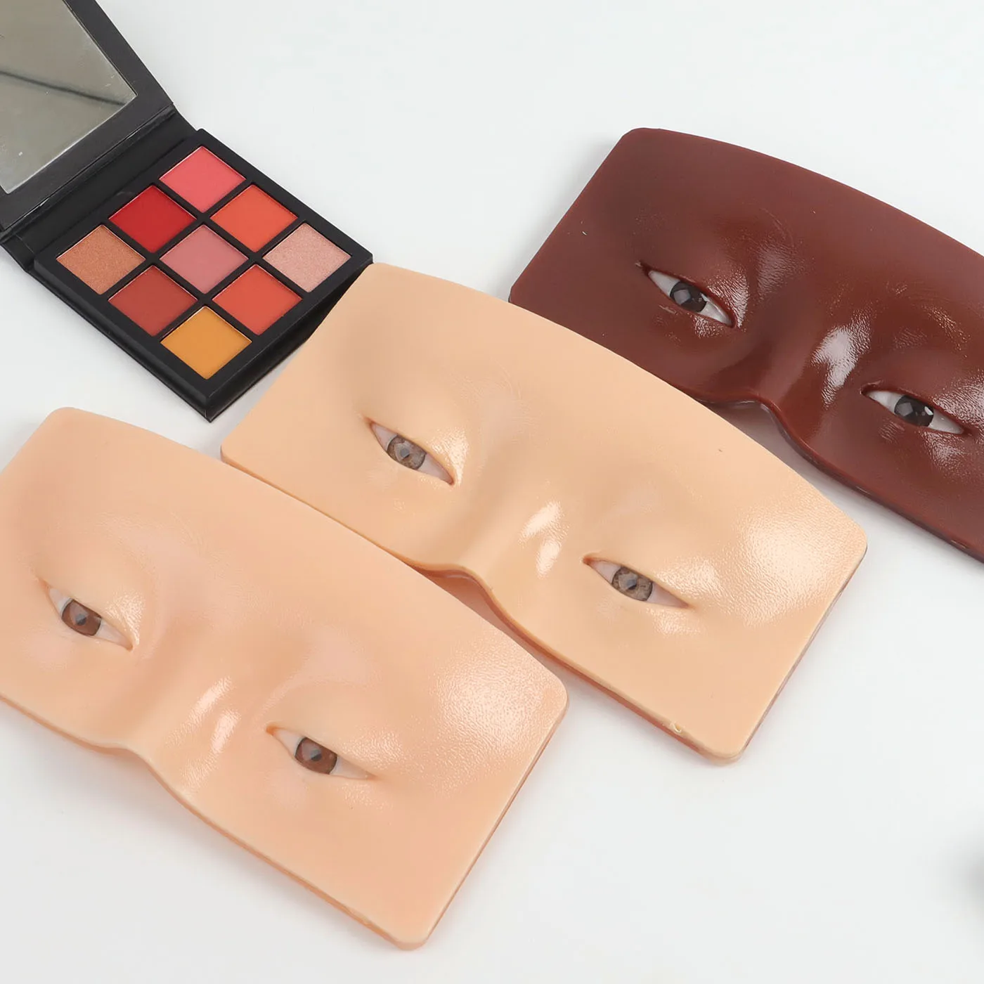 Makeup Training Mannequin Face 5d Silicone Makeup Practice Face Board for Make Up Beginner Training
