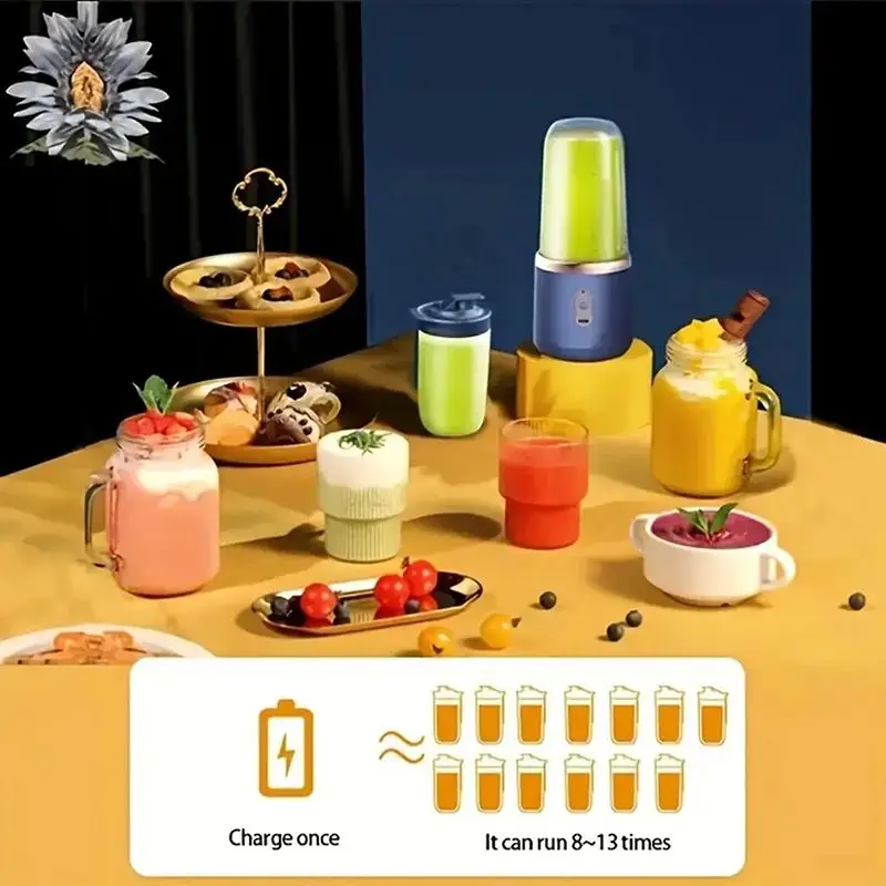 USB Portable Juicer Blenders Multifunctional Household Electric Juicer Smoothie Bottle Fruit Juicing Mixer Juice Cup