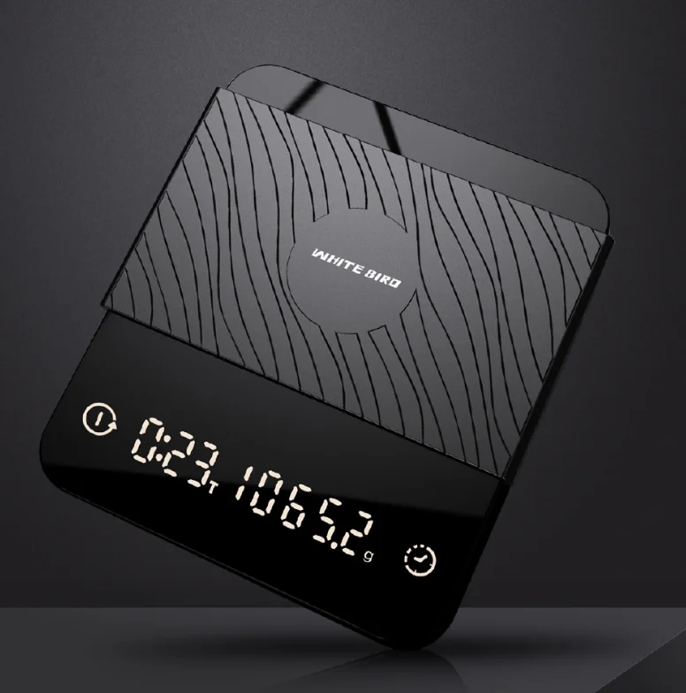 Digital timemore mini coffee weighing beans scale household deep coffee scala with timer