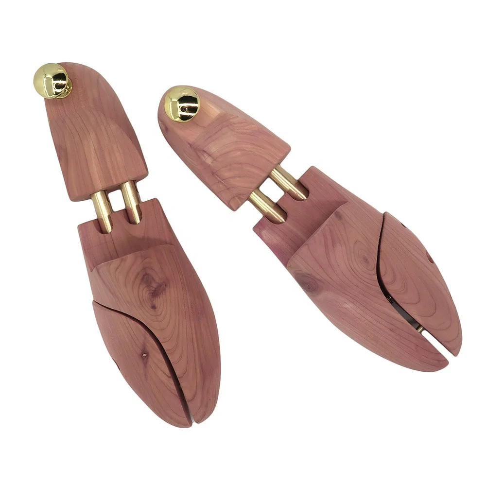 Hot sell American imported cedar wood European style full last men women adjustable shoe last/shoe tree ST06C adjustable size