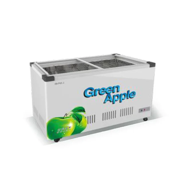 Wholesale Large Capacity Single Temperature 350L Commercial Refrigerator Fridge Horizontal Freezer