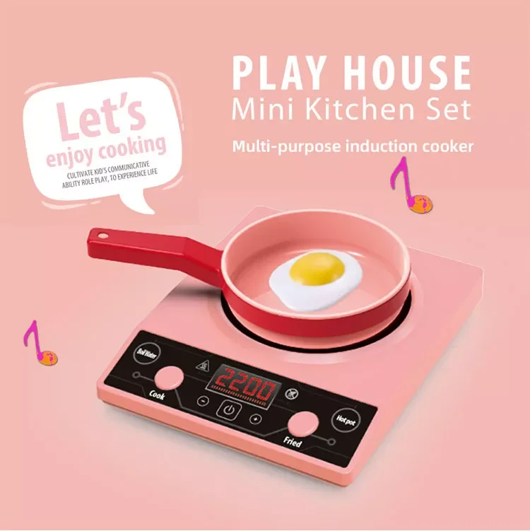 IN STOCK 36pcs accessories miniature cooking battery Toy pretend kitchen set Popular Plastic Children Kitchen Play Set For Girls