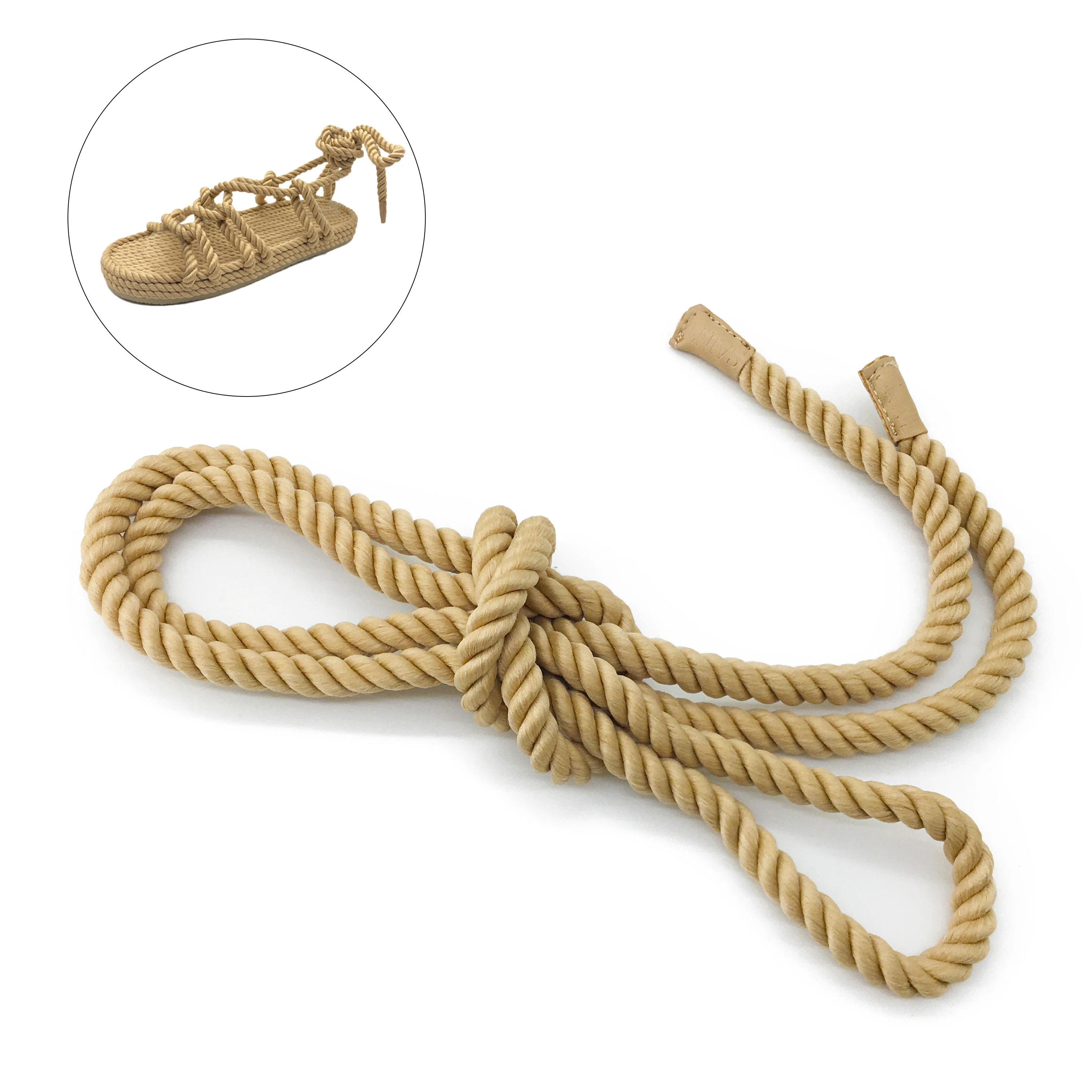 Wholesale Eco Friendly Comfortable Fabric Material for hemp rope Upper Popular Soft Fashion Polypropylene filament jute