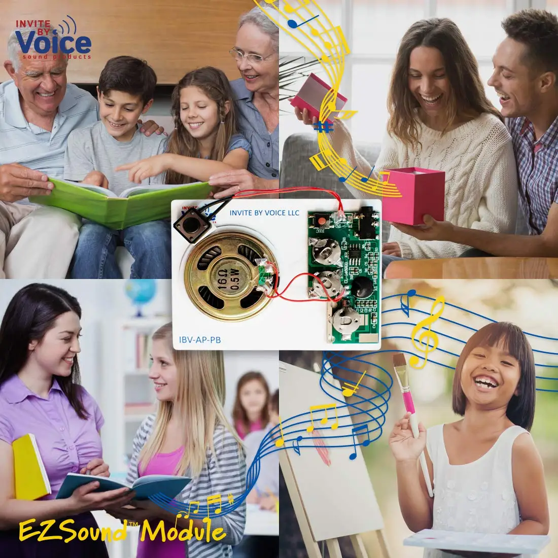 DIY musical greeting card audio chip recordable voice chip music module for programmable greeting card