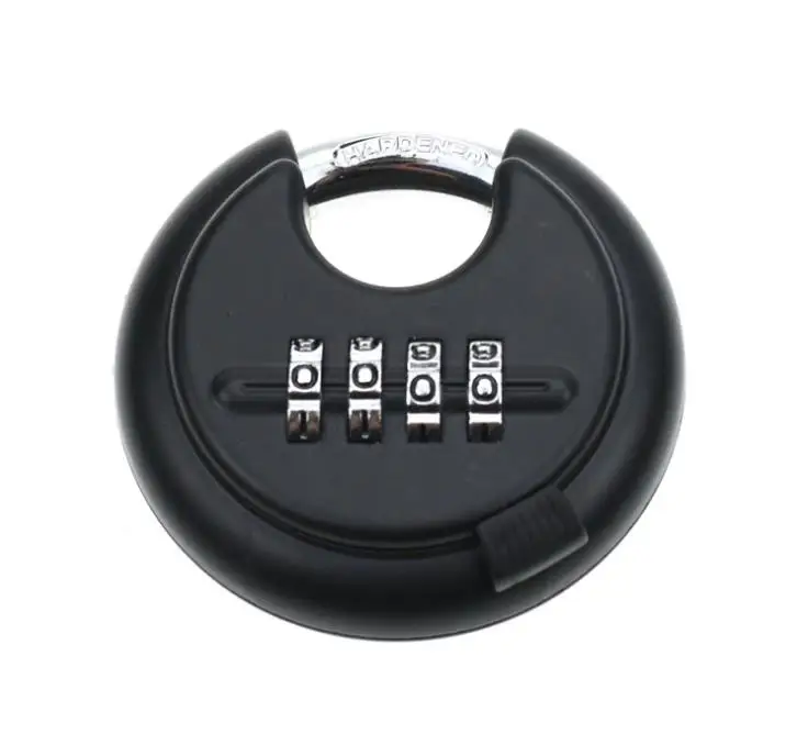 High security stainless steel round lock 70mm combination disc padlocks