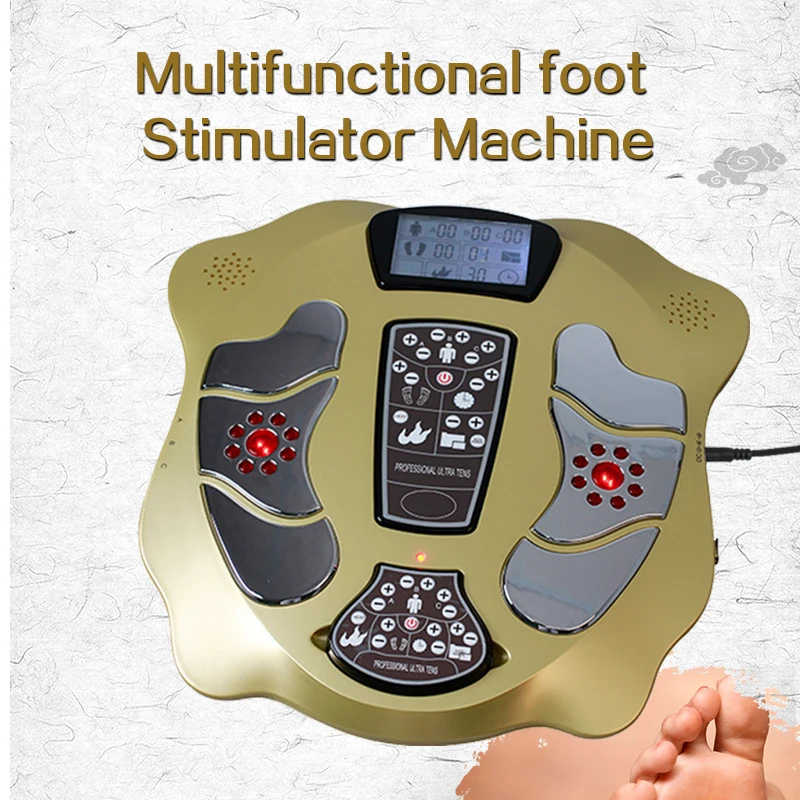 2024 Dropshipping Electric Heated Pedicure Massage Machine Ems Foot Massager