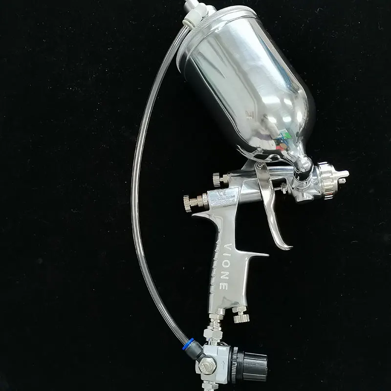 Vione W101A Taiwan Spray Gun pistola de pintura profissional W-101A Manual Spray Gun With Agitator Mixing Cup