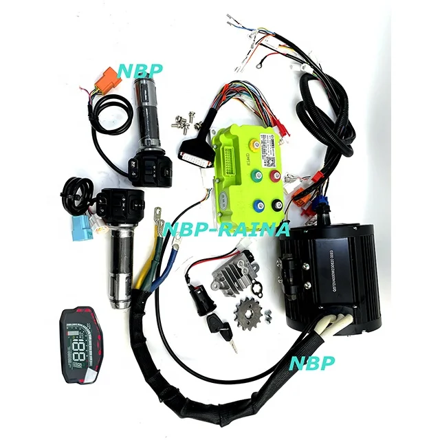 QS Motor 4000W 138 90H Mid Drive Motor for Electric Motorcycle kit with 72680 96680 fardriver controller DKD display