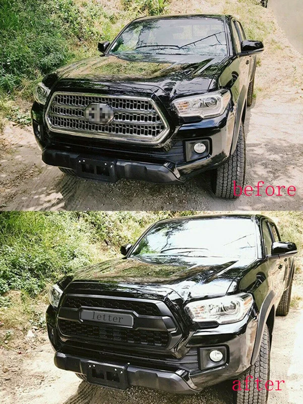 Передняя решетка для автомобиля 4x4 из АБС-пластика Toyota Tacoma 2016-2021