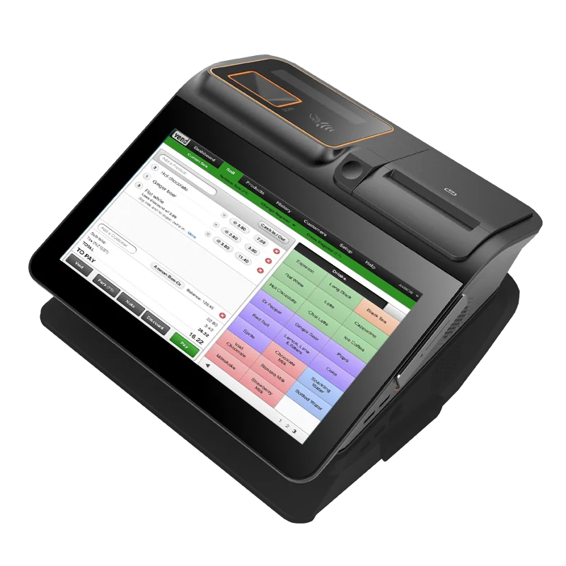 MHT-D1 Touch 11.6 inch all in one touch screen pos terminal with in-built printer restaurant pos terminal