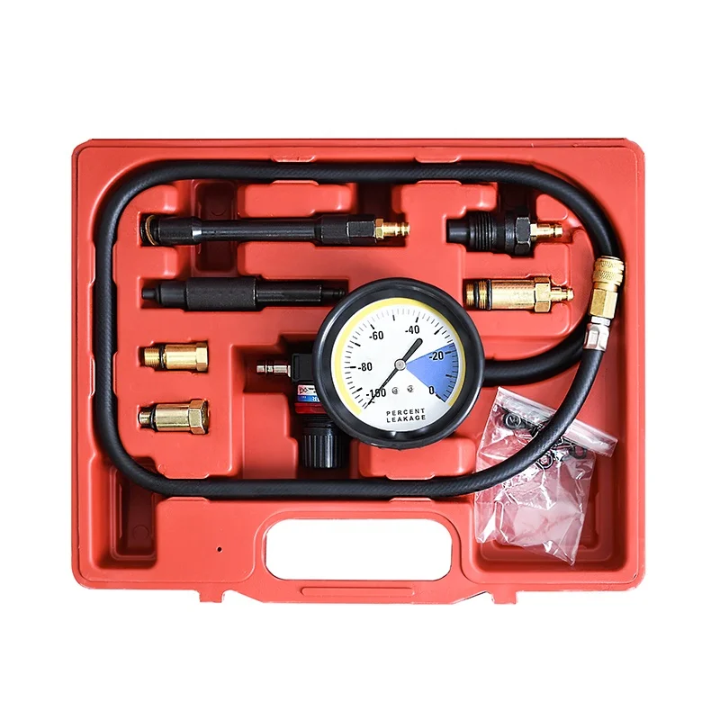 Автомобильный дизельный бензиновый двигатель, цилиндр, автомобильный тестер сжатия, манометр двигателя, инструмент