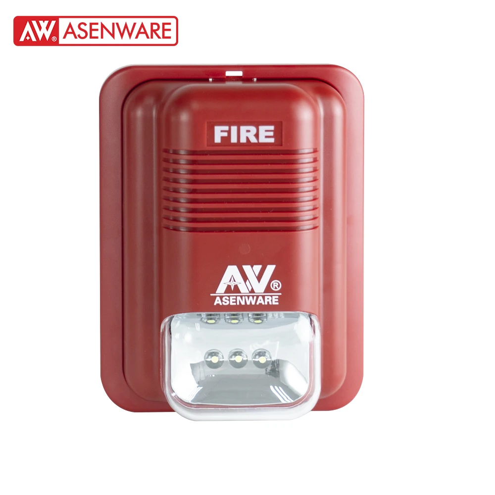 Asenware Conventional Strobe Sounder LED Light 24V Version 2166 Fire Alarm System Use