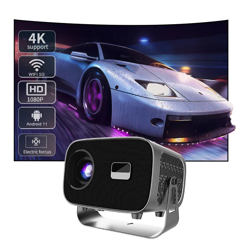 A2 200ANSI 720P Мобильный проектор H713 Android 11 портативный телевизор 4k домашний кинотеатр Full HD