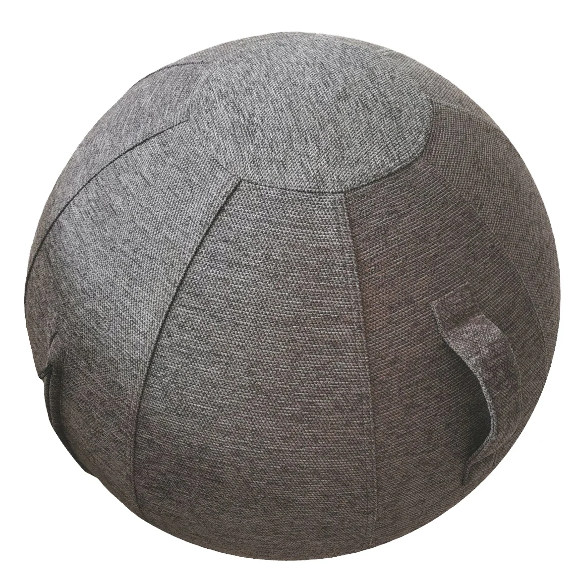 Popular Customize Eco Friendly 65cm Pvc Yoga Ball and Chenille Material Yoga Ball Cover