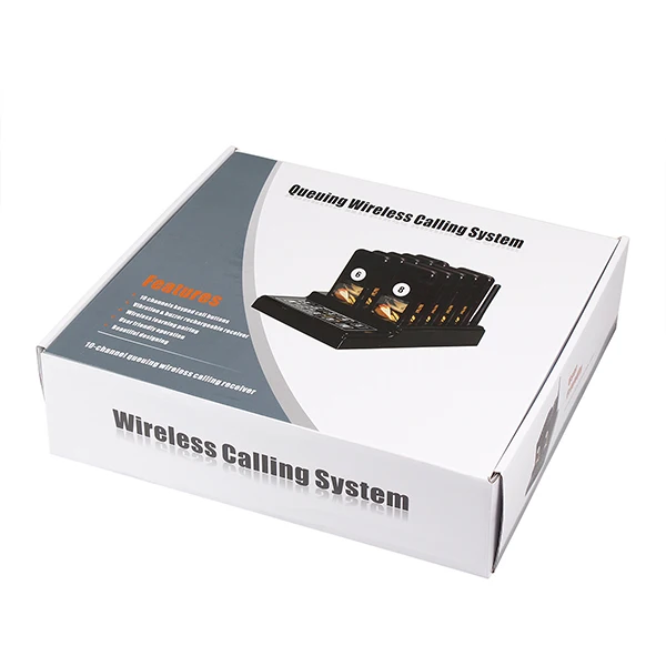 Wireless restaurant guest pager system 20 rechargeable vibration buzzer