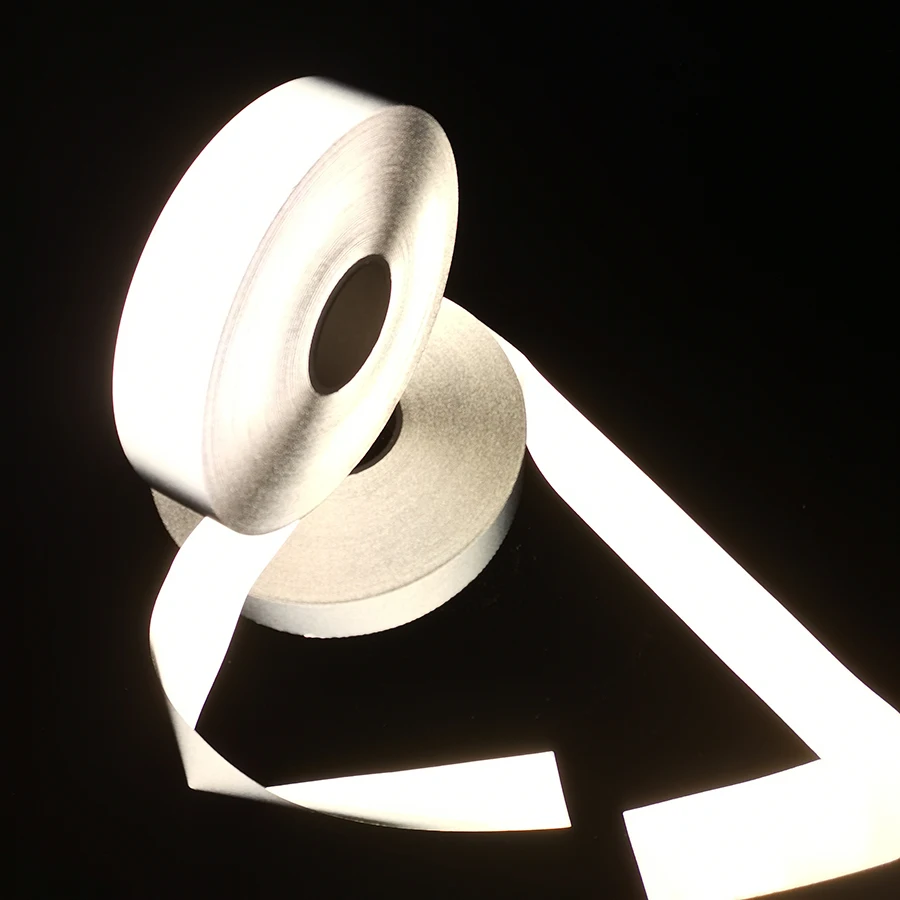 High Bright Double Side Reflective Film Yarn Tape for Shoes