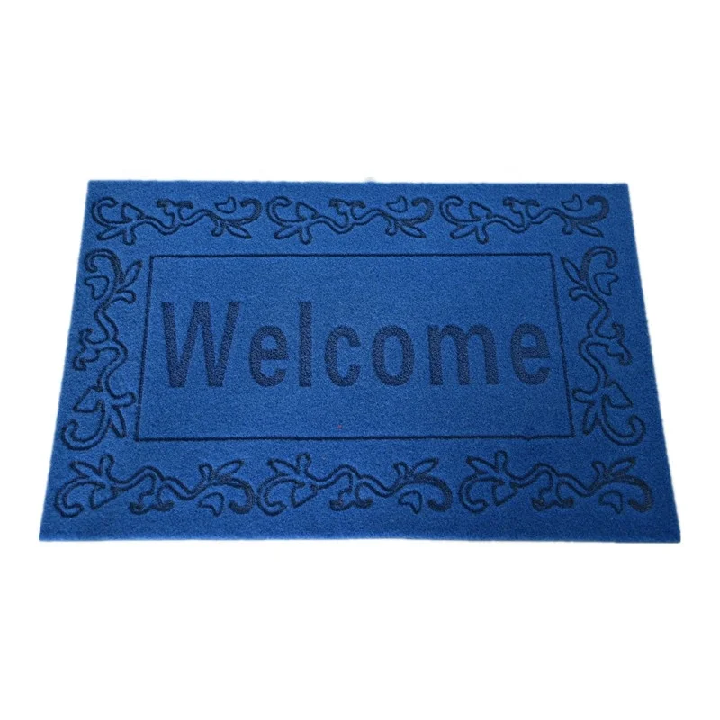 Various patterns Welcome printed door mat Carpet with PVC Backing