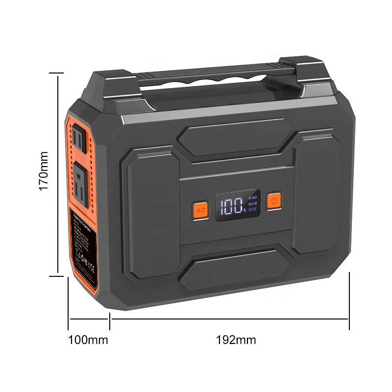 100W Lithium battery alternative energy system mini electric portable backup power solar powered generators