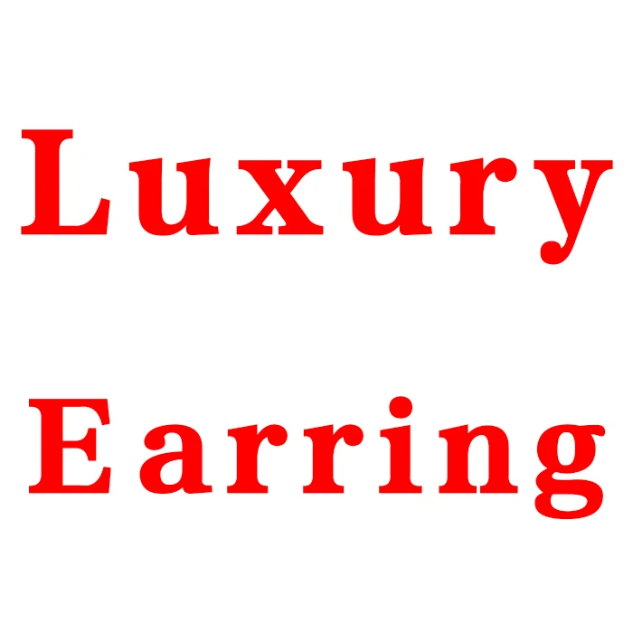 
Hot sale fashion L plus V round exaggerated luxury earrings wholesale designer inspired earrings famous brands 