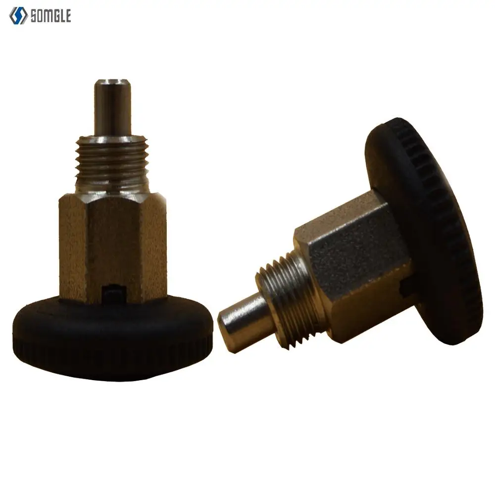 Mini custom hexagon body spring locking index plunger and indexing plungers for GN 822.1