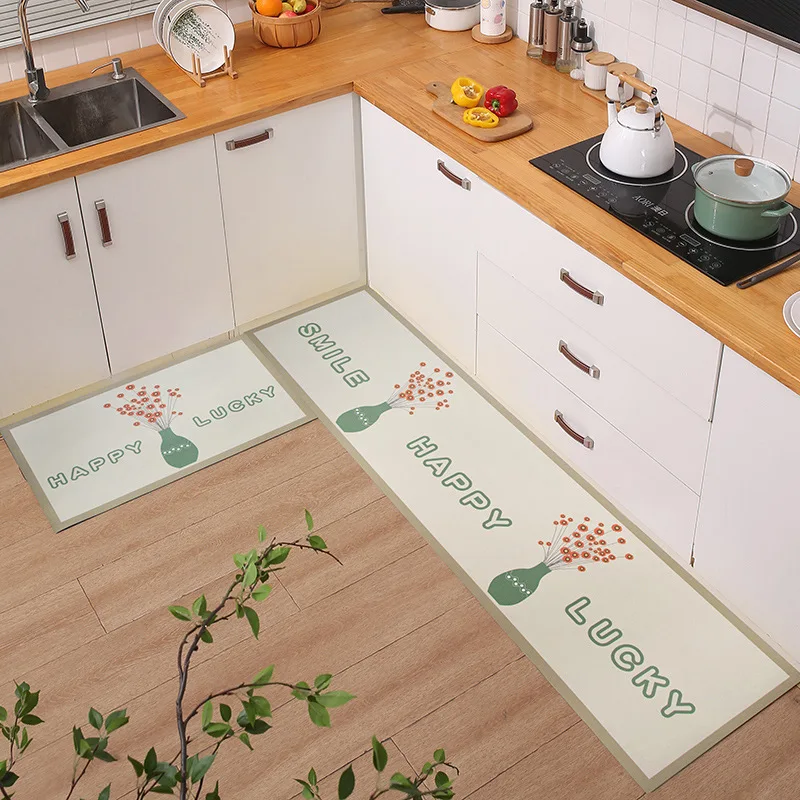 Non-Slip Cushioned Anti-fatigue Comfort Custom Absorbent Mat Set Floor Kitchen rugs