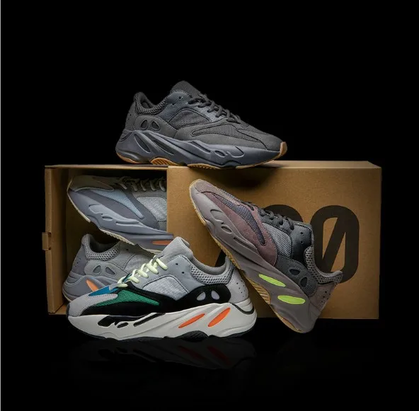 Оптовая продажа новейшие мужские и женские Оригинальные кроссовки Yeezy 700 стилей спортивная