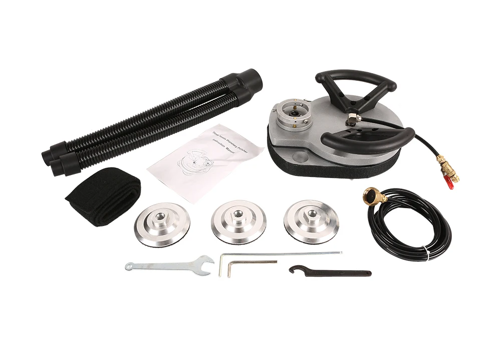 3 Head Stone Polishing Machine,Handheld Marble Polisher