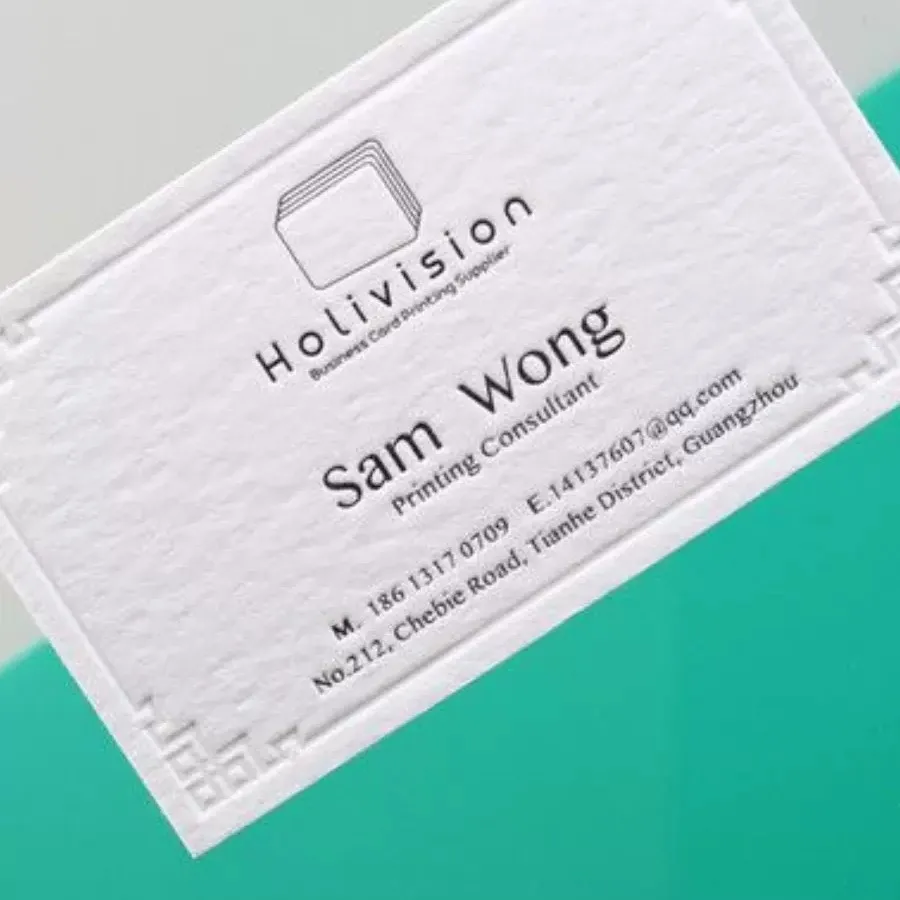 High-end creative design embossed business card customization Business high-end embossed business card customization name card