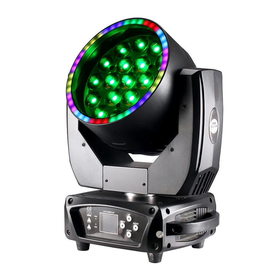 New Product 19*15W Rgbw Led Big Bee Eyes 19X15w Wash Zoom Moving Head Light