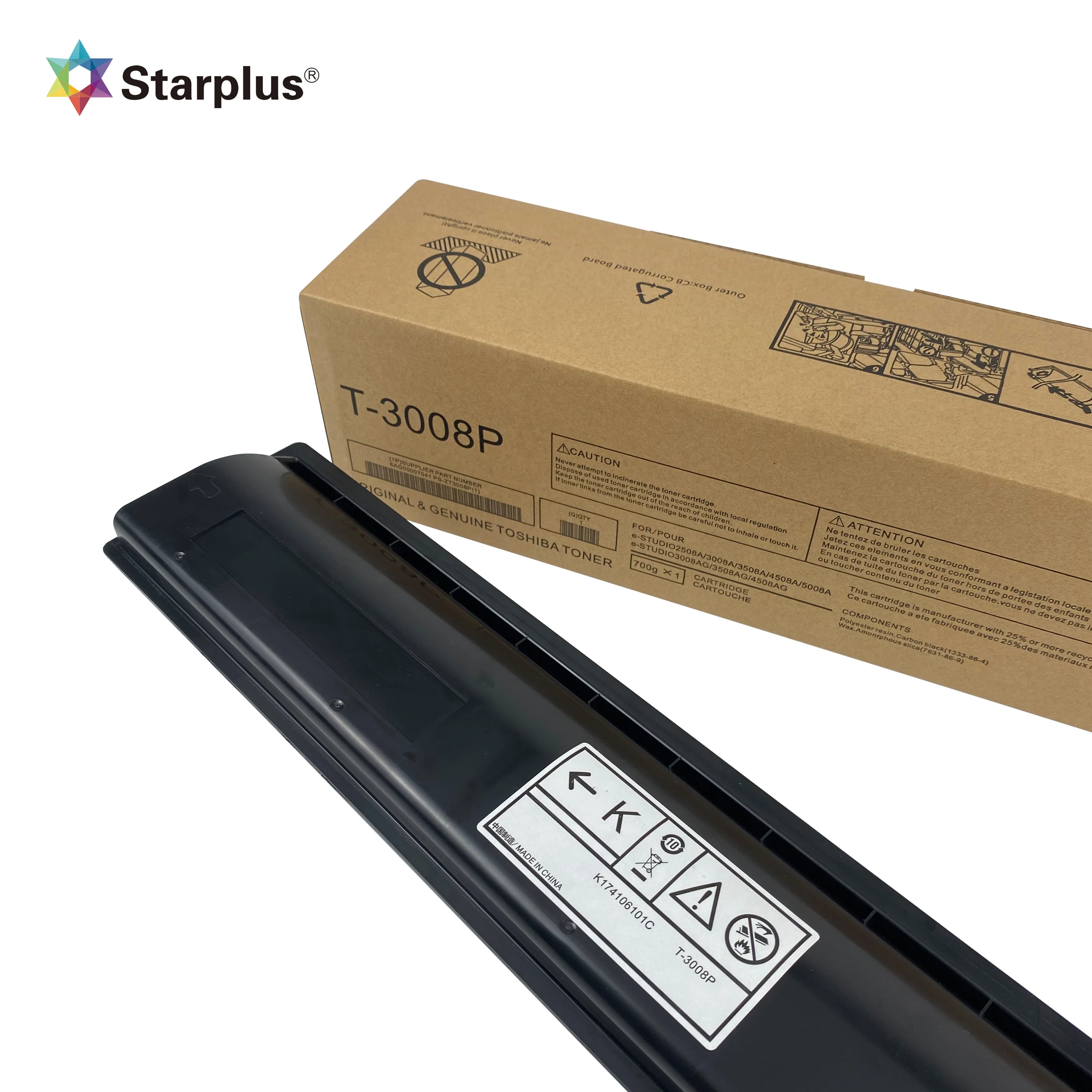 Starplus лазерный картридж для тонера к принтеру T3008 чернила Toshiba E-studio 2508/3008/3508/4508ag копировальная машина T-3008C/P