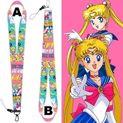 33 Styles Demon Slayer My Hero Academia Jujutsu Kaisen Sailor Moon Anime Neck Strap Lanyard Badge Holder ID Card Pass Lanyards
