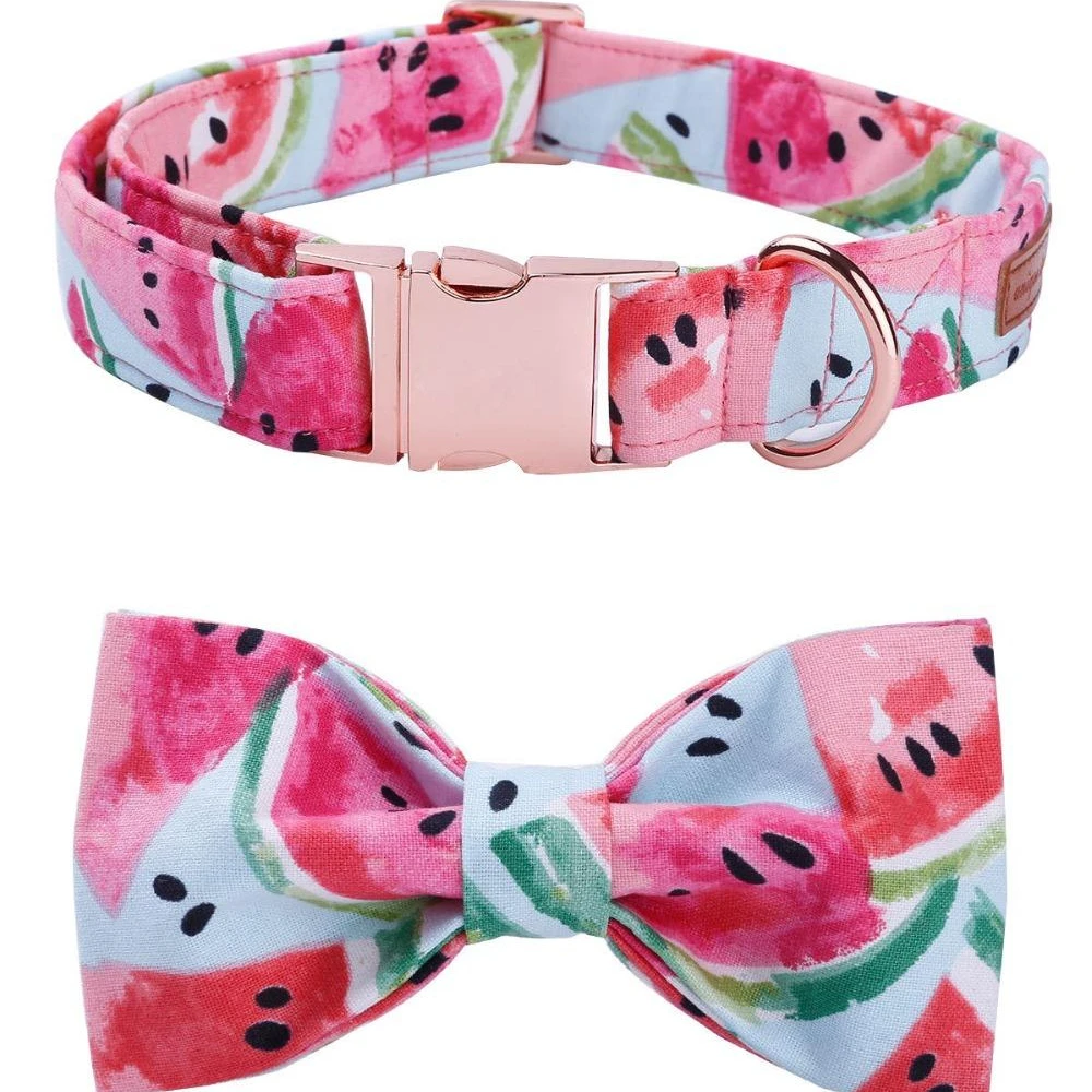 Набор ошейников для собак с принтом на заказ, бархатный материал, металлическая пряжка