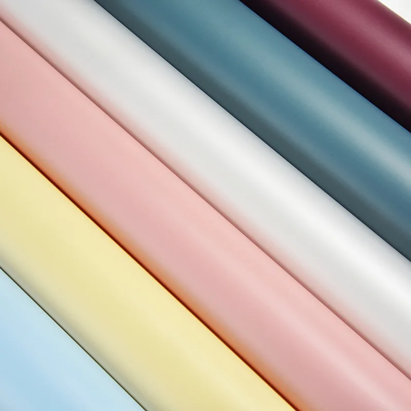 
20sheets/Bag 60*60cm floral waterproof gift paper wrapping tissue cellophane wrapper flower paper 