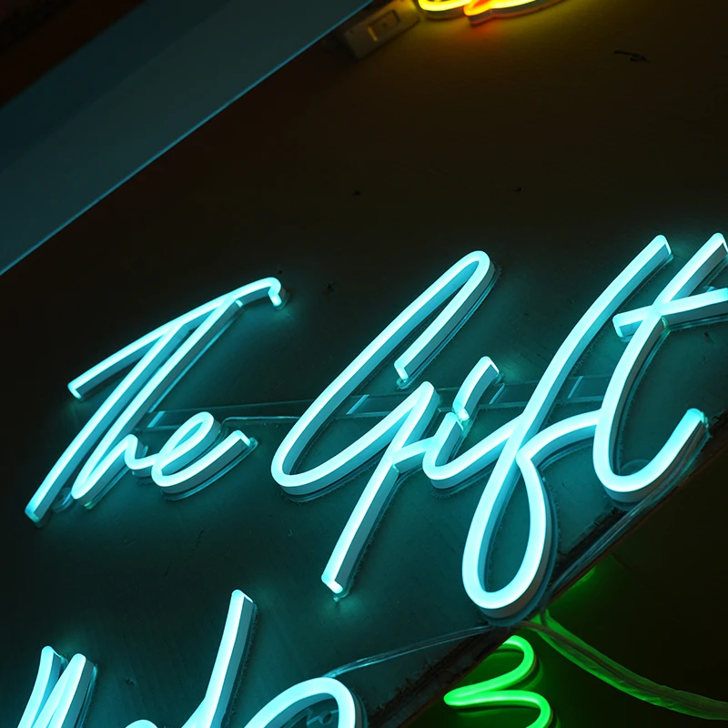 Liyu Neon Flexible PVC Black Acrylic Led Backing Board Wholesale Neon Light Signs Neon Sign for Wall Decor