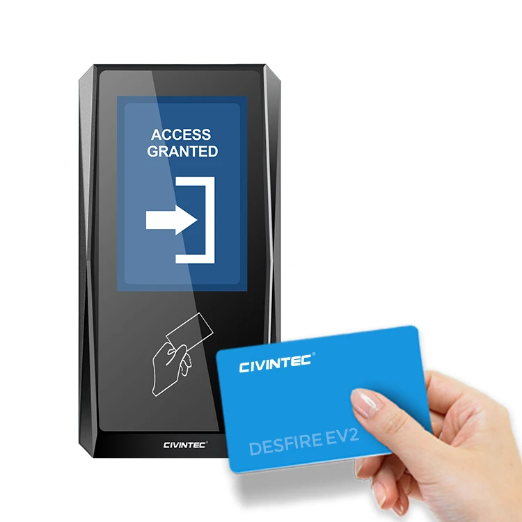 CT9 Standalone Rfid Gate Reader Hub For 2 Qr Code Wall Mount Biometric Nfc Access Control System
