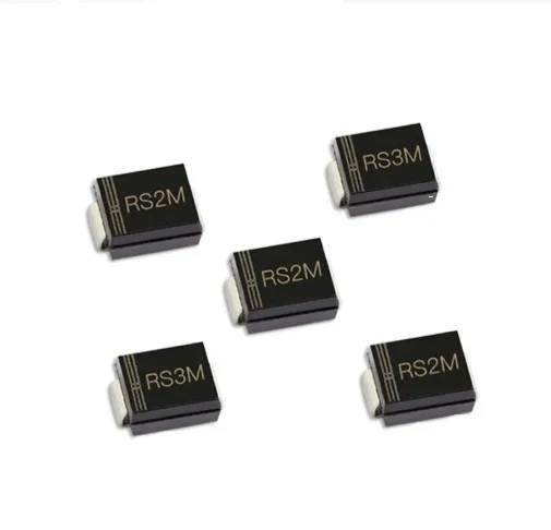 50Pcs SMD Recovery Rectifier Diode RS3M RS2M RS2J 1A 50V 100V 200V 400V 600V 800V 1000V Electronic Components
