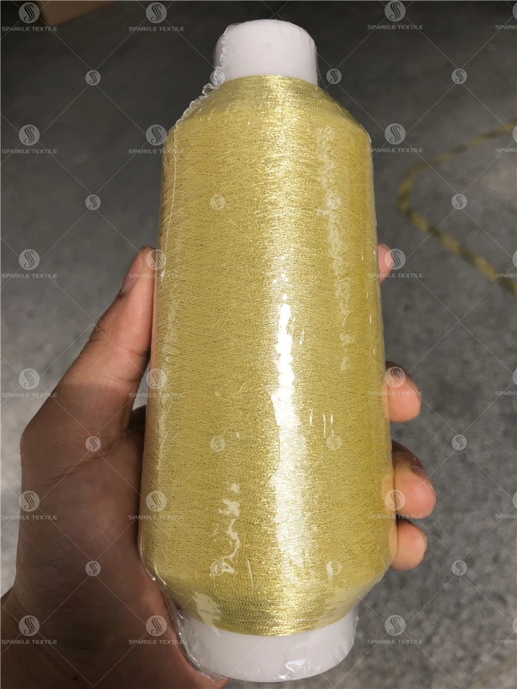 Hot Sale High-Quality Wholesale ST Type Sky silvergold metallic yarn Japanese Metallic Yarn metallic lurex yarn