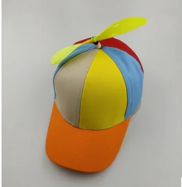 Creative And Interesting Custom Logo Windmill Hat Kid and Adult Propeller Hats Caps