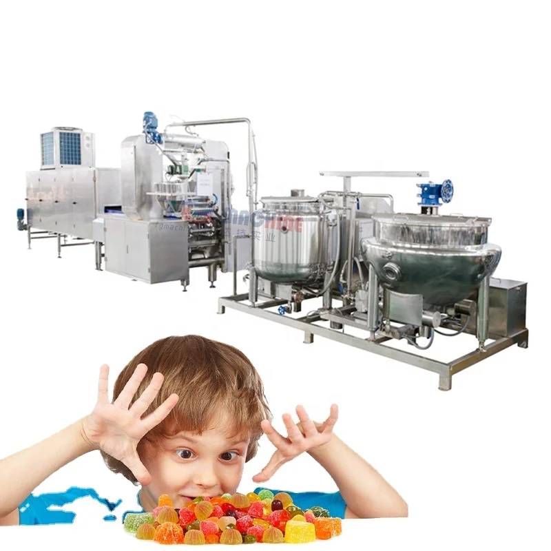 TG series center filling automatic gummy candy production line is suitable for functional candies