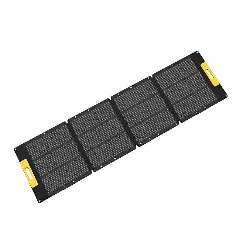 Waterproof All Black Perc Portable Foldable Etfe 200w Flexible Folding Solar Panels