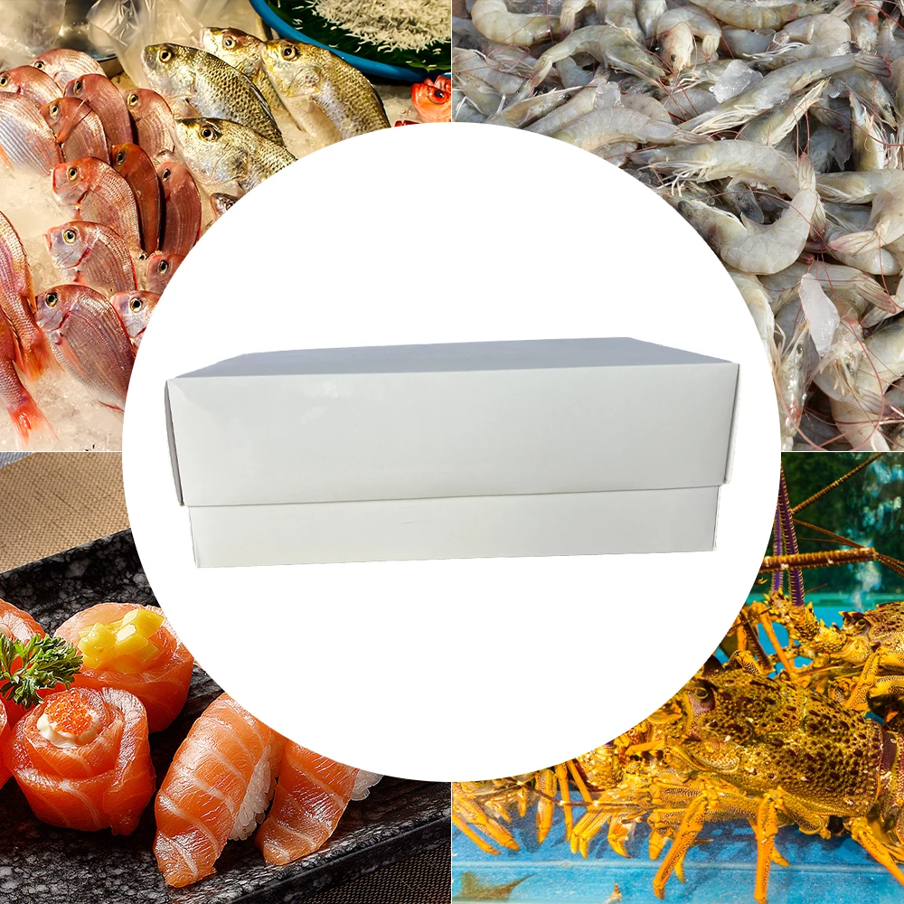Factory direct seafood corrugated box shrimp frozen fresh fish package box manufacturer