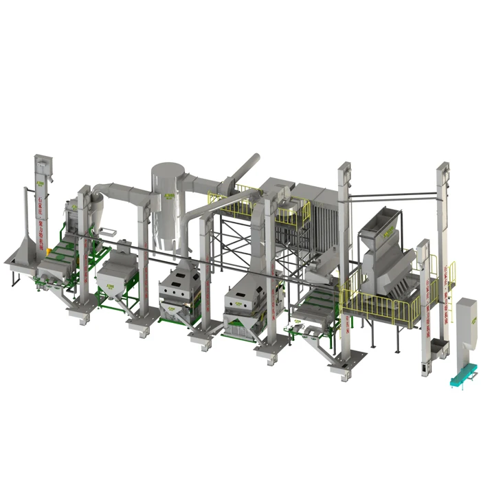 Soyabeans Green Mung Beans Grain Seed Coffee Beans Cocoa Beans Cleaning Production Line