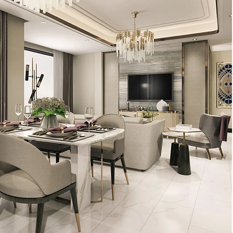 
Without Glue Eco-friendly Interlocking Click SPC Vinyl Flooring Waterproof 