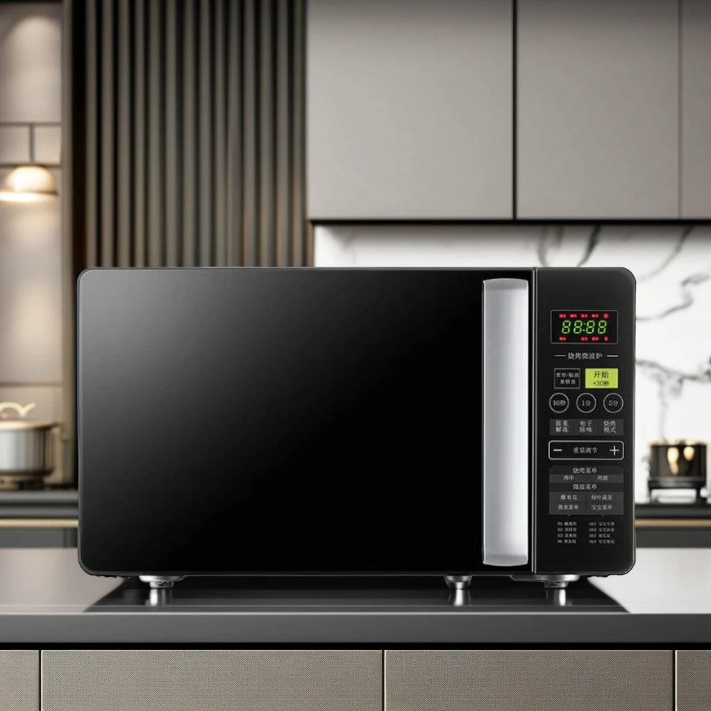 21L Touch Screen Intellint Automatic Microwave Oven New Home Multifunctional Electric Countertop Oven 20L Digital Hotels