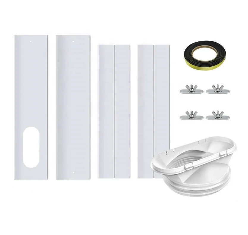 Universal Window Seal Unit For Sliding Portable Air Conditioner Hose Adapter Connector Adjustable Ac Vent Kit For Exhaust Hose