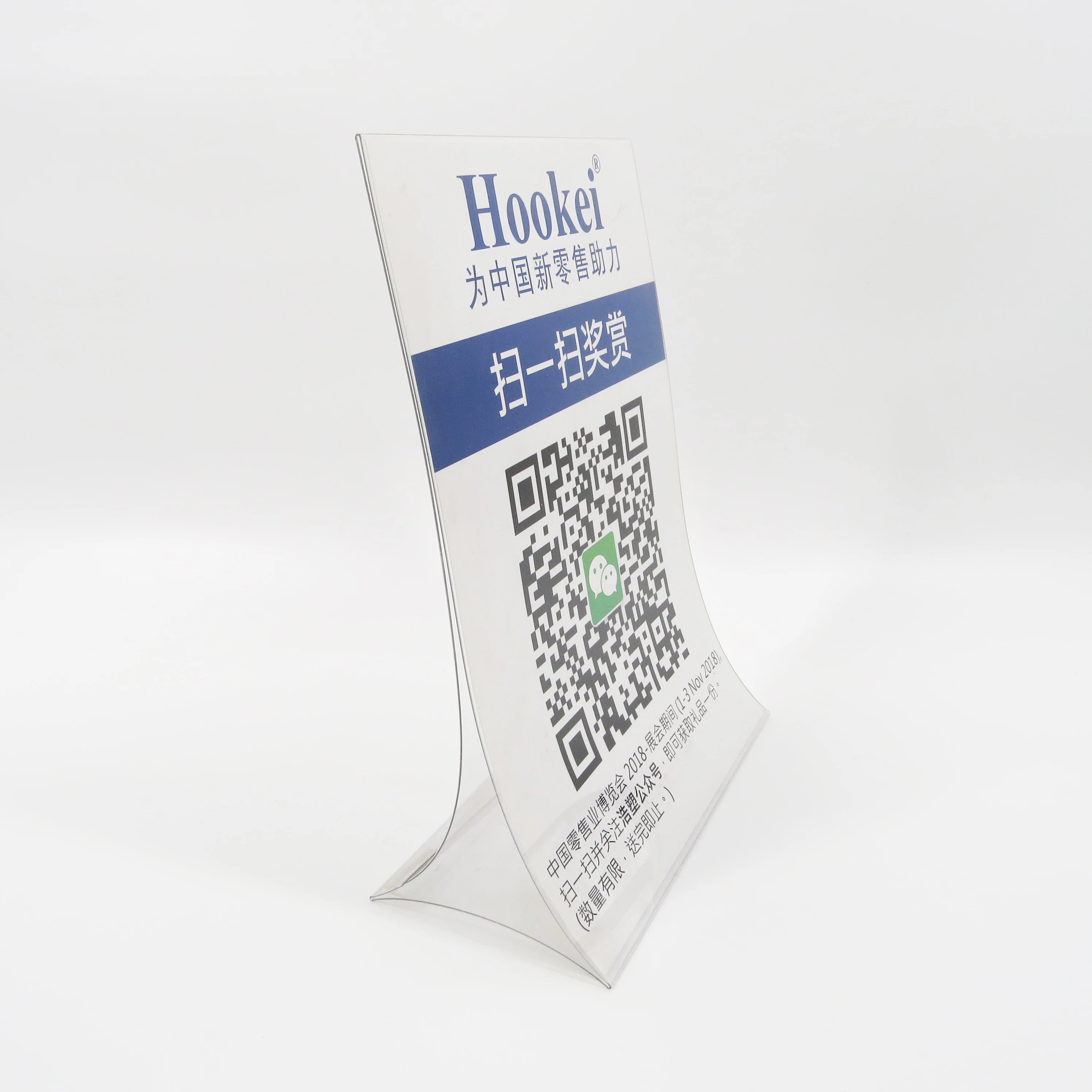  Plastic Display Clear Acrylic Sign Holder 8.5x11 for