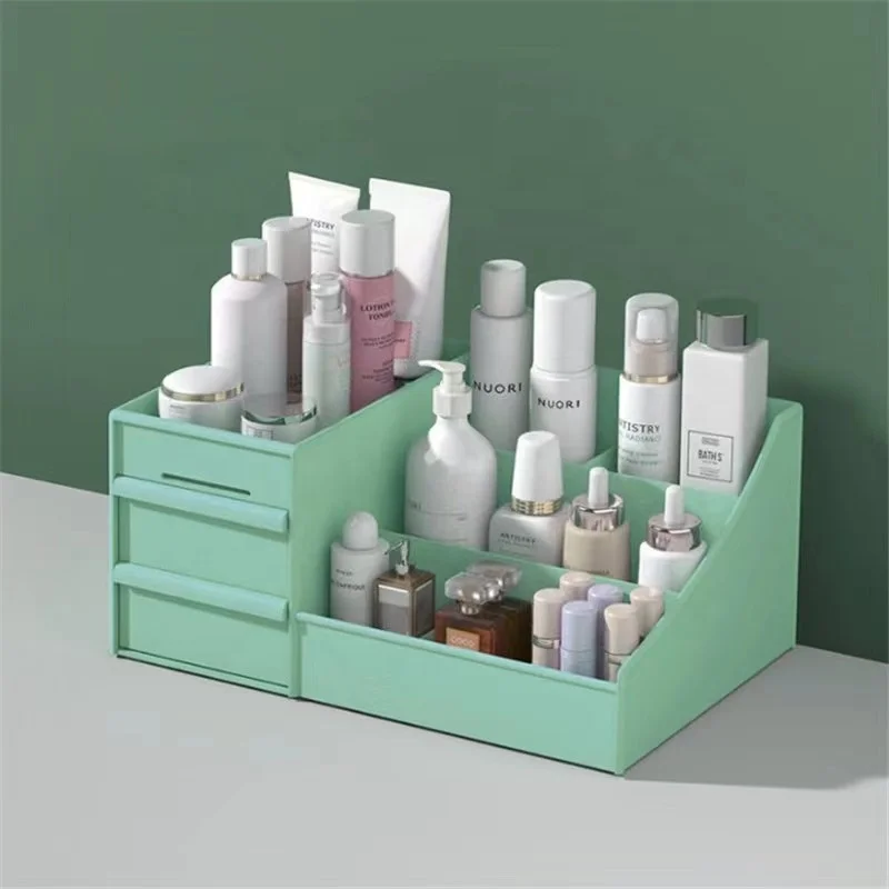 multi purpose drawer cosmetic collection box Drawer type table finishing box multi-functional jewelry storage cabinet rack