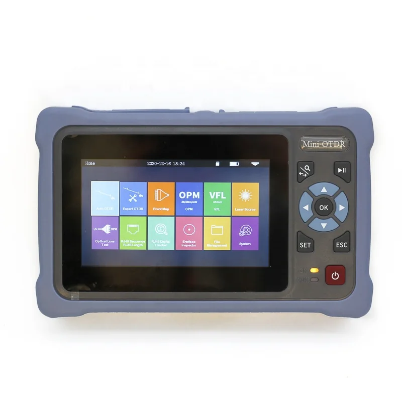12 в 1 MINi EXFO smart OTDR TM4000 1550nm 24dB OTDR VFL OLS OPM карта событий оптоволоконный Мини otdr