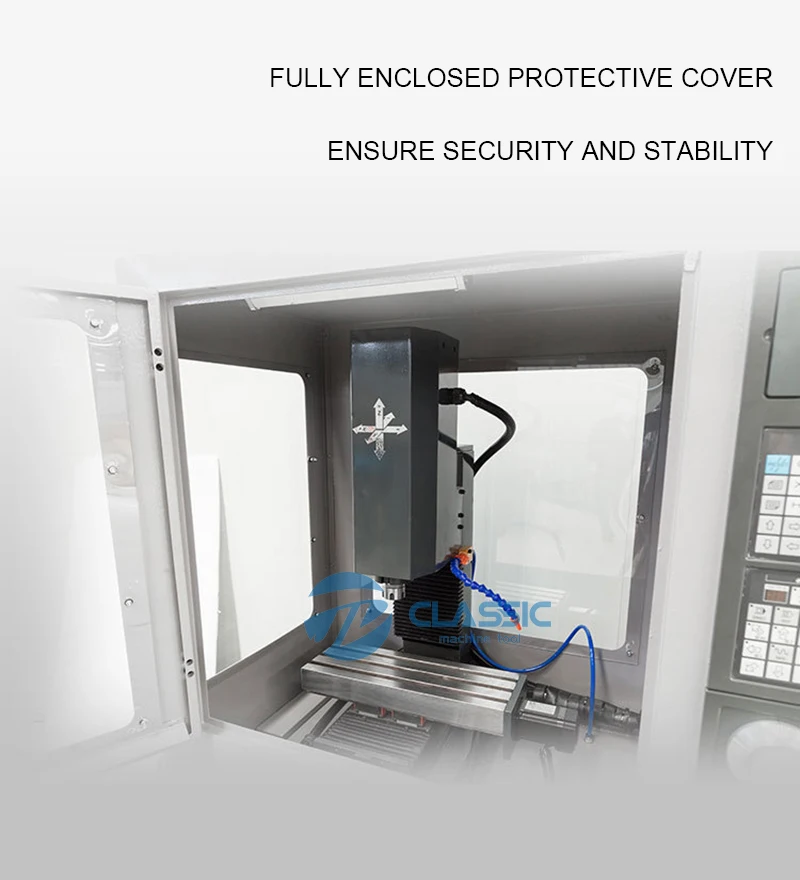 Portable CNC milling machine XK7113D mini hobby CNC milling machine for education