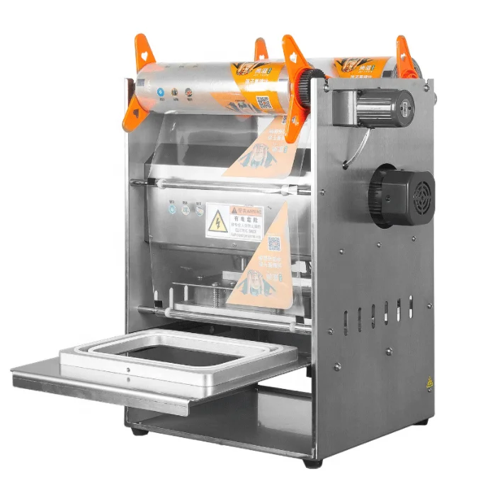 Electric auto sealing machine Liquid water plastic cup sealer machine